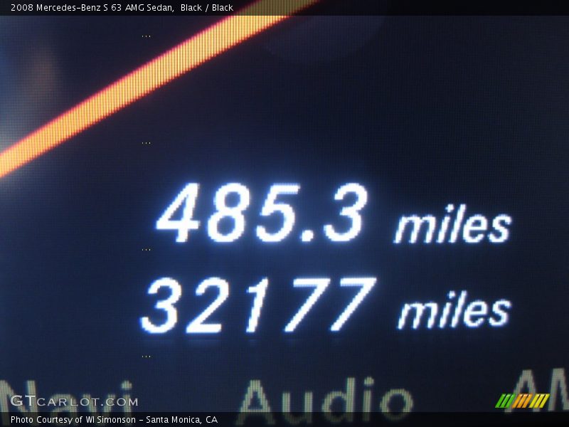 Black / Black 2008 Mercedes-Benz S 63 AMG Sedan