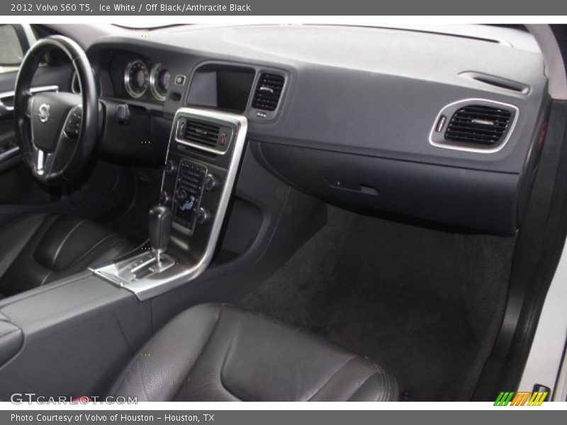Ice White / Off Black/Anthracite Black 2012 Volvo S60 T5