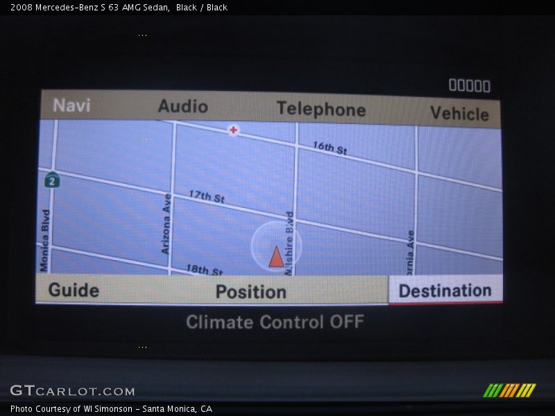 Black / Black 2008 Mercedes-Benz S 63 AMG Sedan