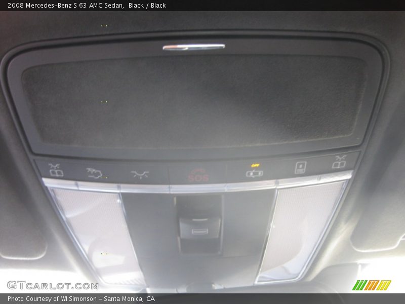 Black / Black 2008 Mercedes-Benz S 63 AMG Sedan