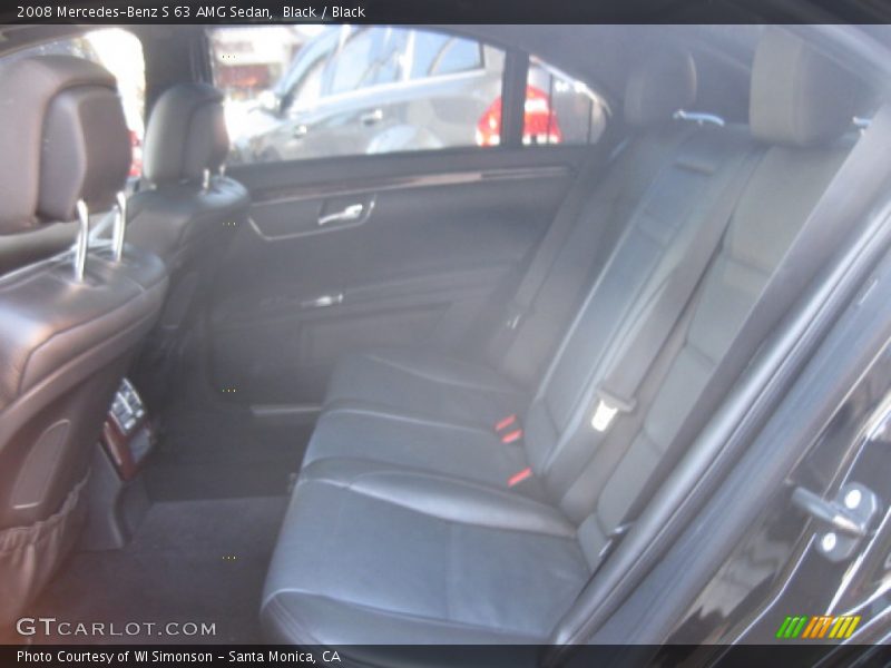 Black / Black 2008 Mercedes-Benz S 63 AMG Sedan