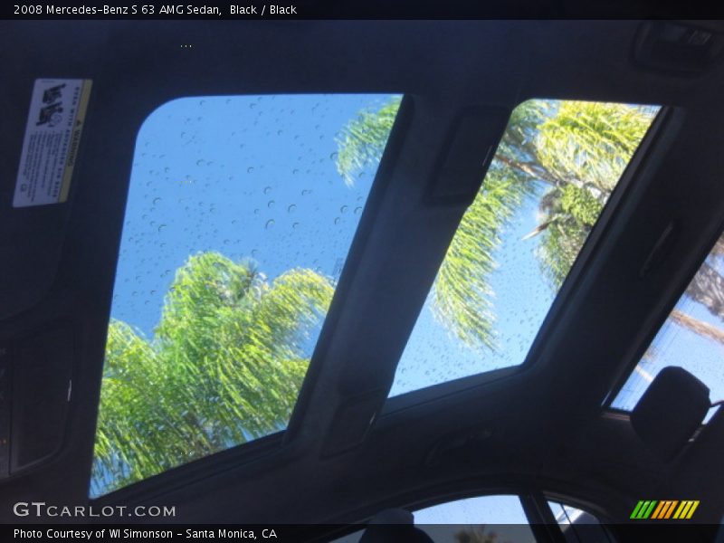 Black / Black 2008 Mercedes-Benz S 63 AMG Sedan