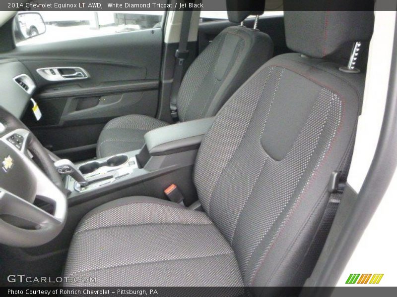 White Diamond Tricoat / Jet Black 2014 Chevrolet Equinox LT AWD