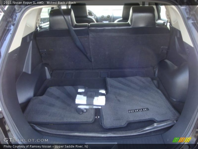 Wicked Black / Black 2011 Nissan Rogue SL AWD