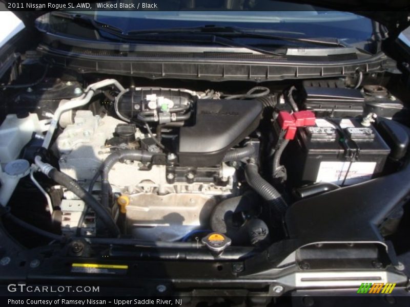 Wicked Black / Black 2011 Nissan Rogue SL AWD