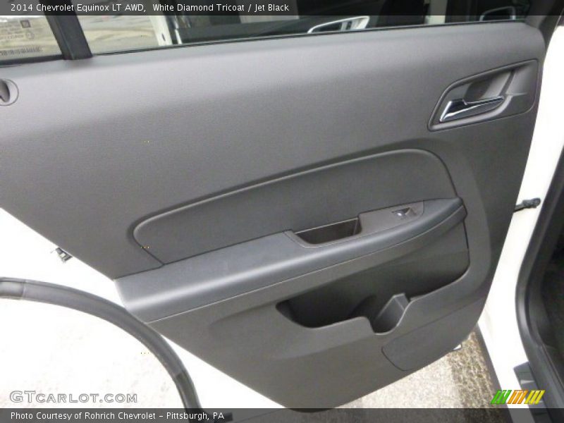 White Diamond Tricoat / Jet Black 2014 Chevrolet Equinox LT AWD