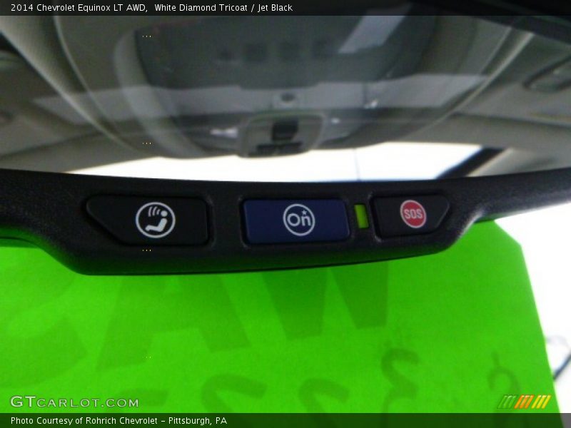 White Diamond Tricoat / Jet Black 2014 Chevrolet Equinox LT AWD
