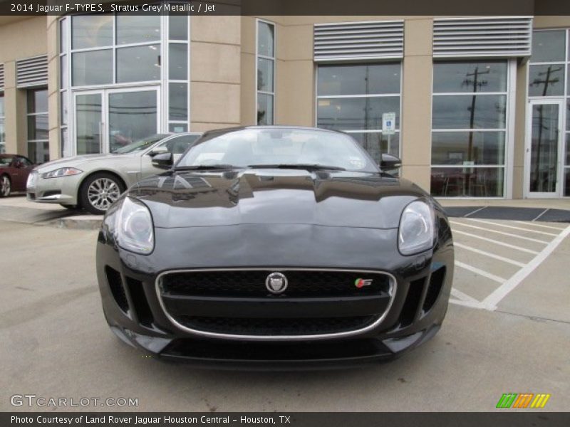 Stratus Grey Metallic / Jet 2014 Jaguar F-TYPE S