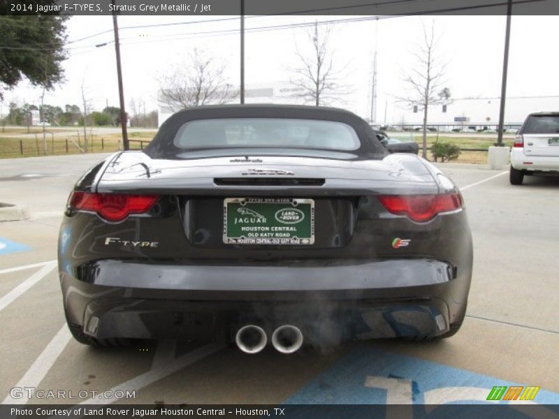 Stratus Grey Metallic / Jet 2014 Jaguar F-TYPE S