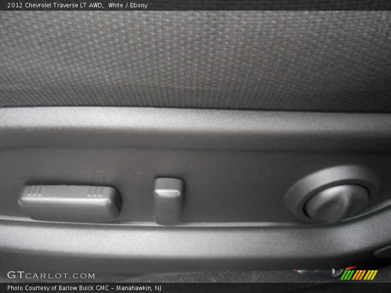 White / Ebony 2012 Chevrolet Traverse LT AWD