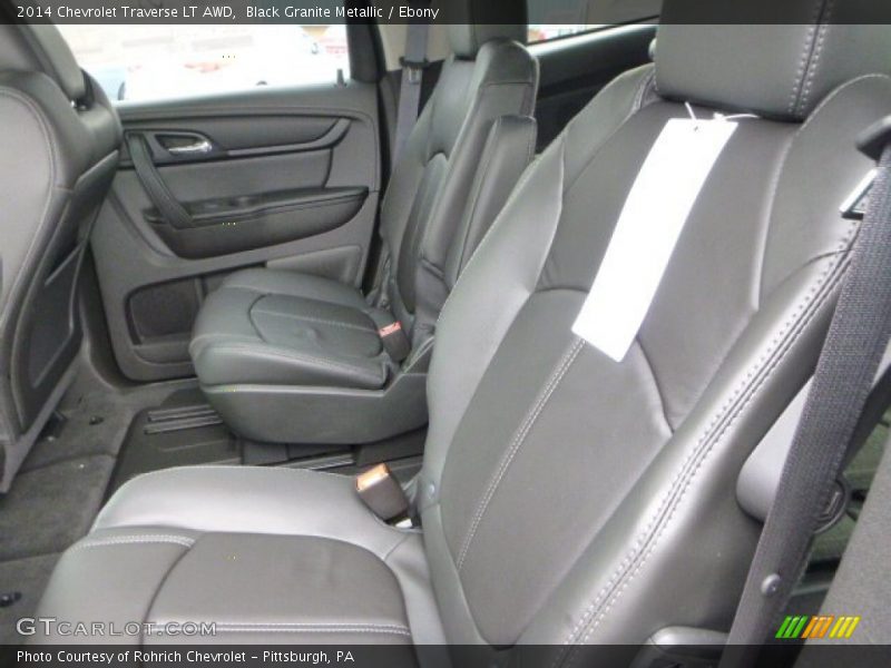 Black Granite Metallic / Ebony 2014 Chevrolet Traverse LT AWD