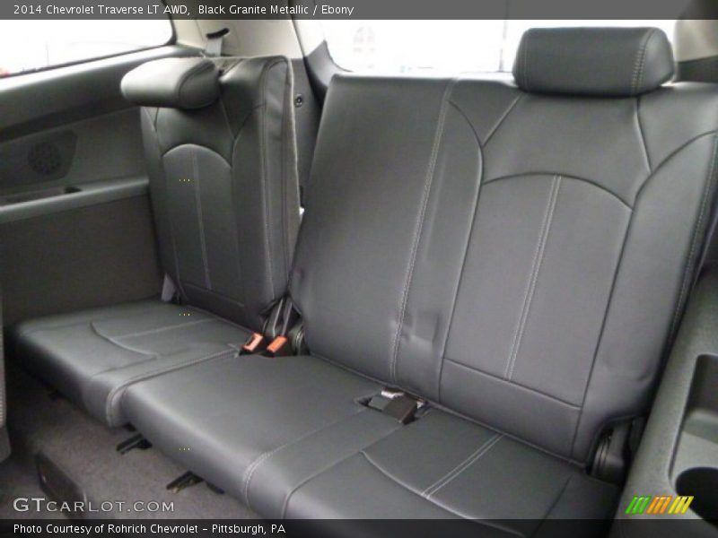 Black Granite Metallic / Ebony 2014 Chevrolet Traverse LT AWD