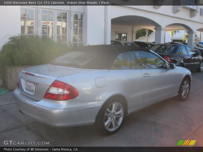 Iridium Silver Metallic / Black 2006 Mercedes-Benz CLK 350 Cabriolet