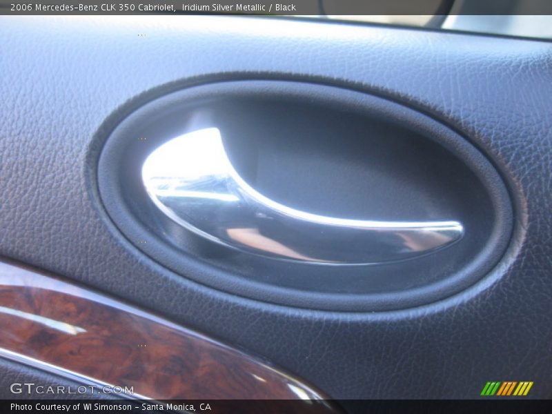 Iridium Silver Metallic / Black 2006 Mercedes-Benz CLK 350 Cabriolet