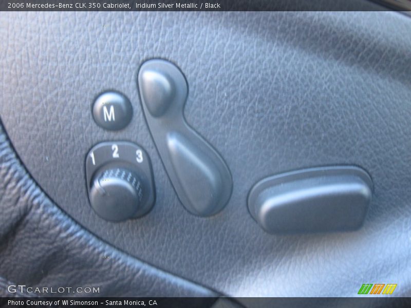 Iridium Silver Metallic / Black 2006 Mercedes-Benz CLK 350 Cabriolet