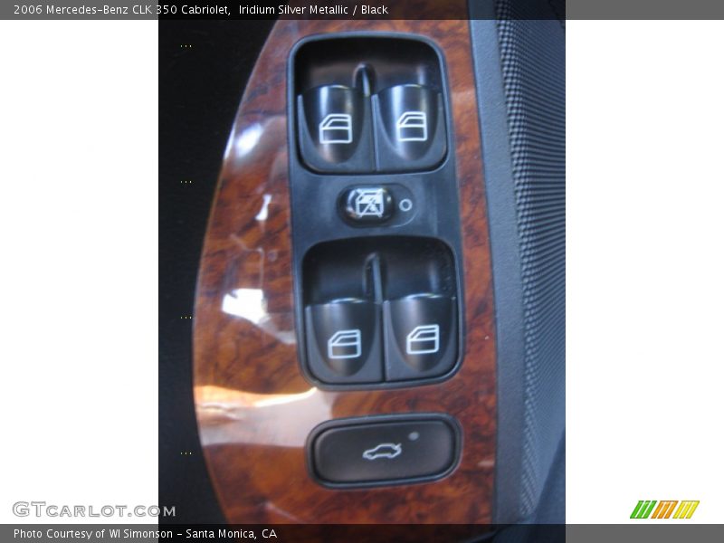 Iridium Silver Metallic / Black 2006 Mercedes-Benz CLK 350 Cabriolet