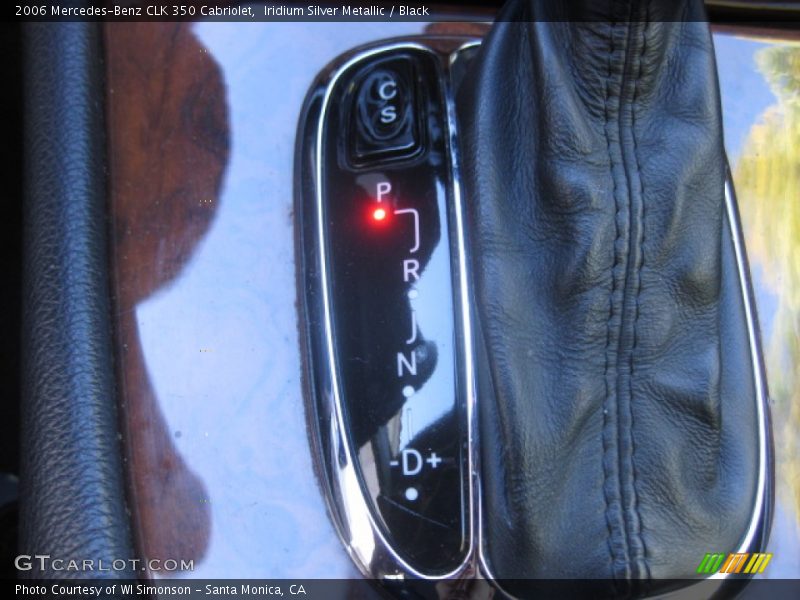 Iridium Silver Metallic / Black 2006 Mercedes-Benz CLK 350 Cabriolet