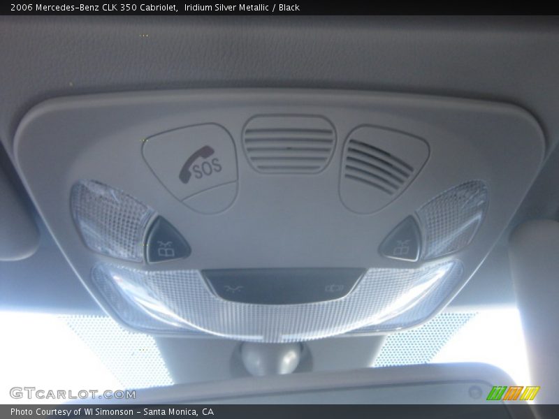 Iridium Silver Metallic / Black 2006 Mercedes-Benz CLK 350 Cabriolet