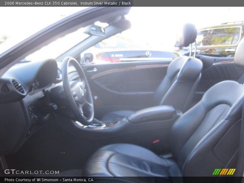 Iridium Silver Metallic / Black 2006 Mercedes-Benz CLK 350 Cabriolet