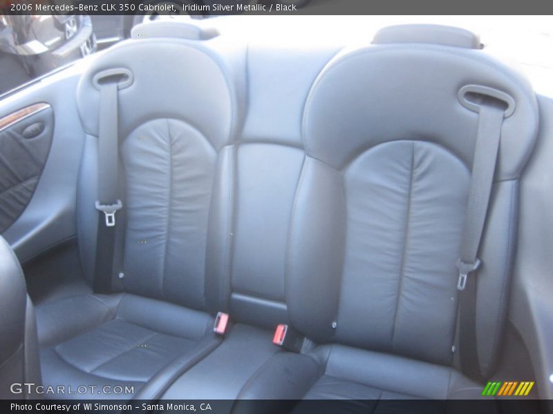 Iridium Silver Metallic / Black 2006 Mercedes-Benz CLK 350 Cabriolet