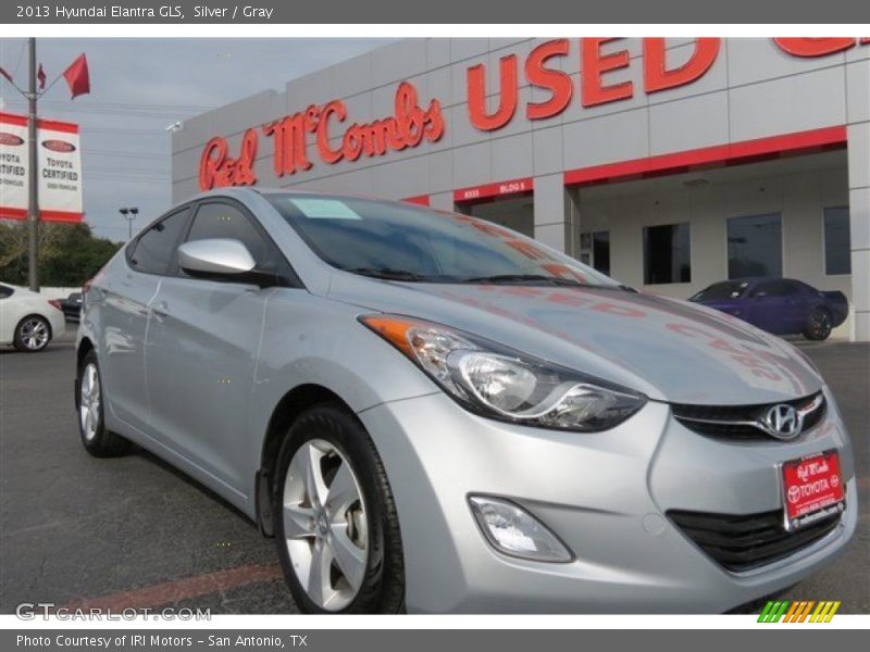 Silver / Gray 2013 Hyundai Elantra GLS