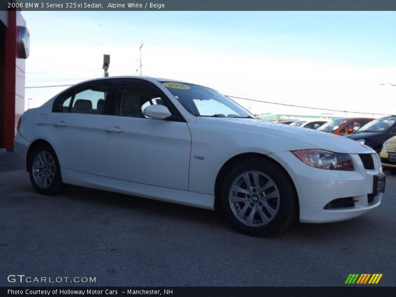 Alpine White / Beige 2006 BMW 3 Series 325xi Sedan