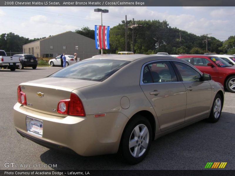 Amber Bronze Metallic / Cocoa/Cashmere Beige 2008 Chevrolet Malibu LS Sedan