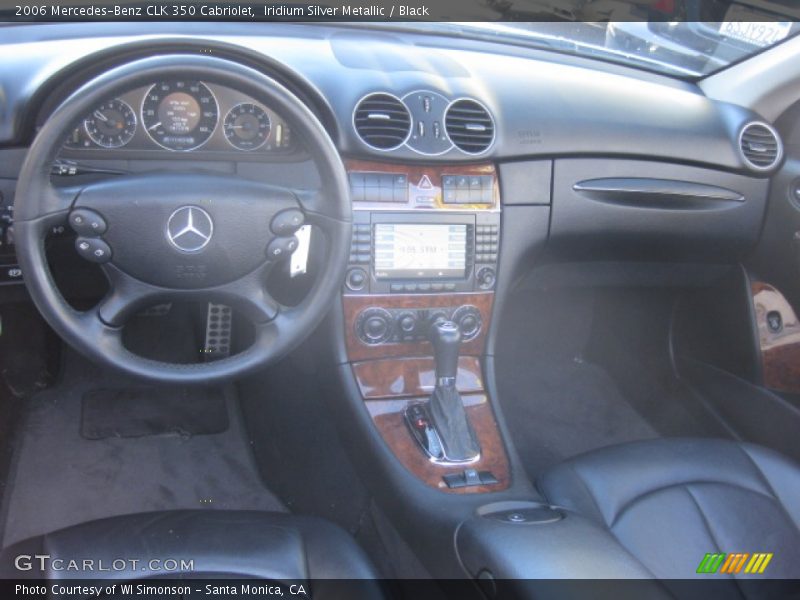 Iridium Silver Metallic / Black 2006 Mercedes-Benz CLK 350 Cabriolet