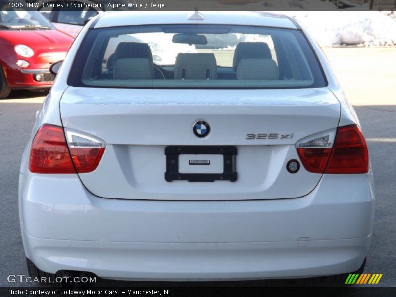 Alpine White / Beige 2006 BMW 3 Series 325xi Sedan