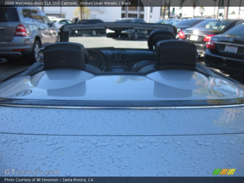Iridium Silver Metallic / Black 2006 Mercedes-Benz CLK 350 Cabriolet