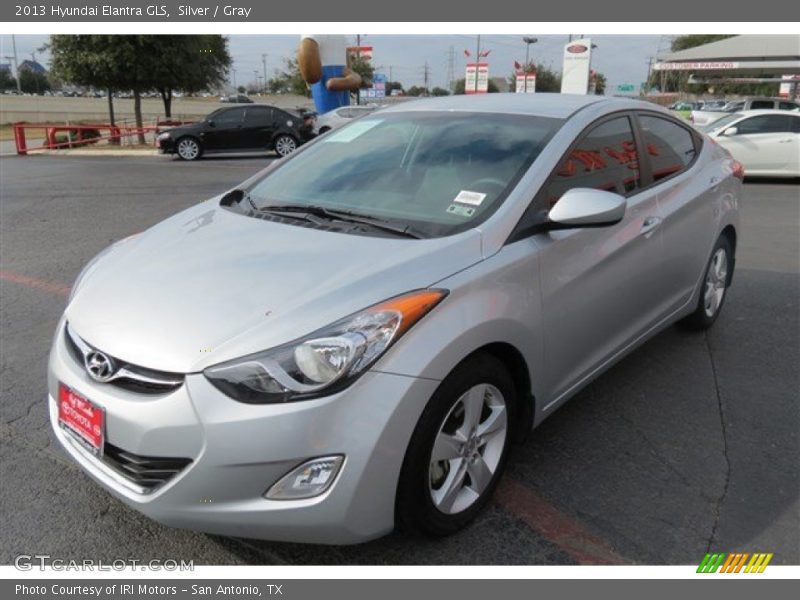 Silver / Gray 2013 Hyundai Elantra GLS