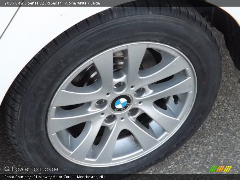 Alpine White / Beige 2006 BMW 3 Series 325xi Sedan