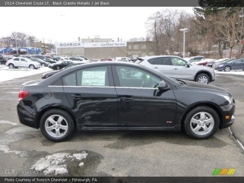 Black Granite Metallic / Jet Black 2014 Chevrolet Cruze LT