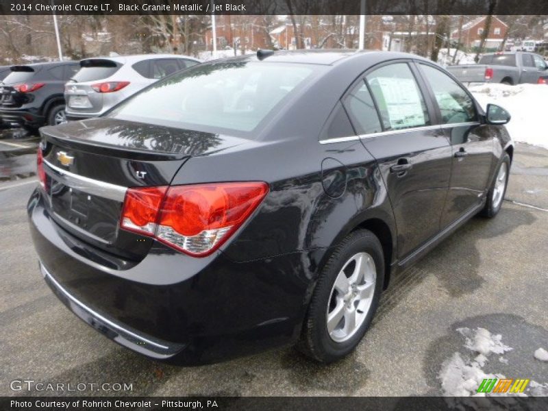 Black Granite Metallic / Jet Black 2014 Chevrolet Cruze LT