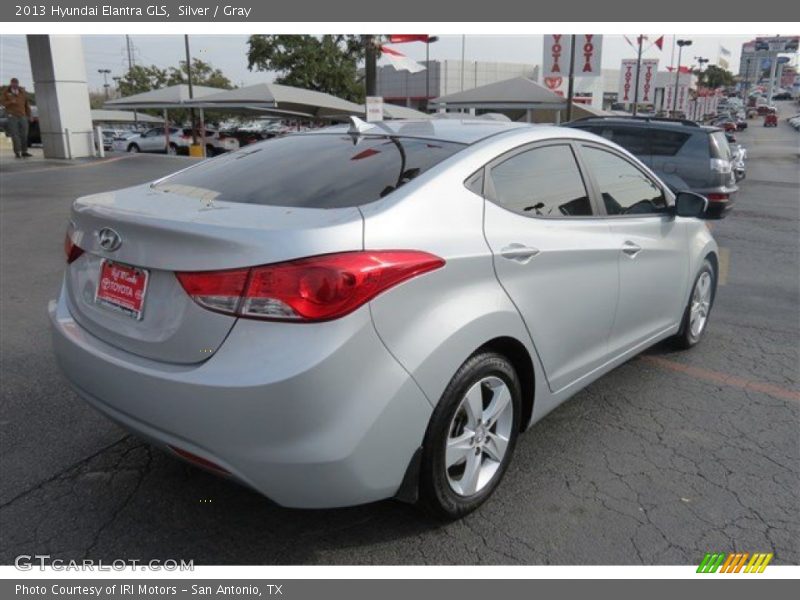 Silver / Gray 2013 Hyundai Elantra GLS