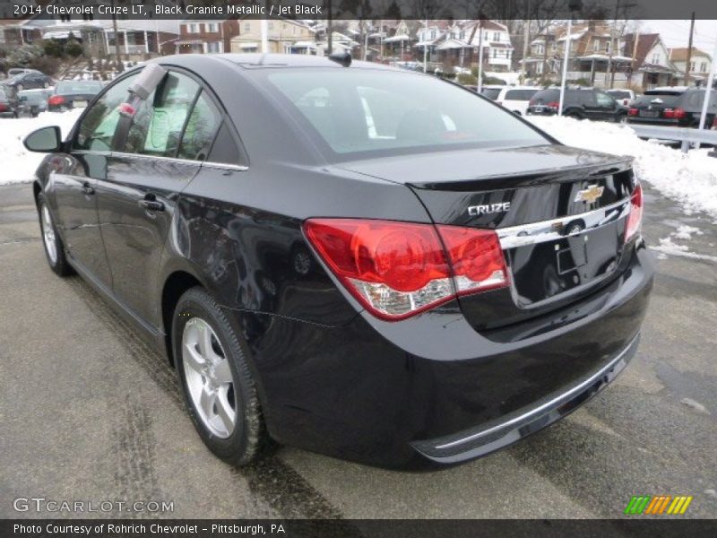 Black Granite Metallic / Jet Black 2014 Chevrolet Cruze LT