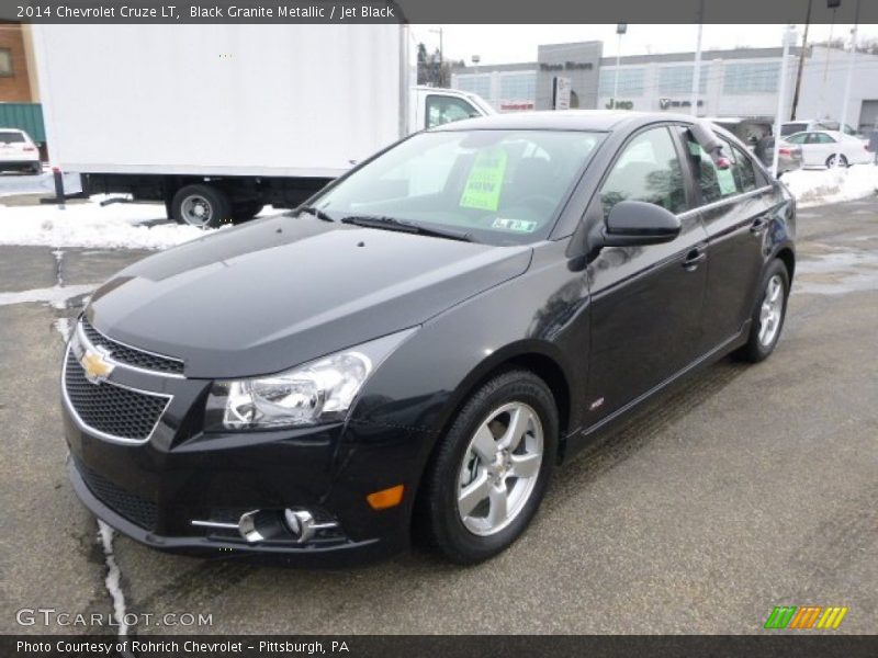 Black Granite Metallic / Jet Black 2014 Chevrolet Cruze LT