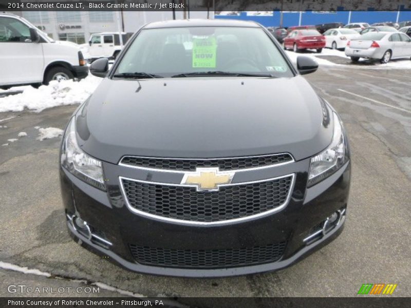 Black Granite Metallic / Jet Black 2014 Chevrolet Cruze LT