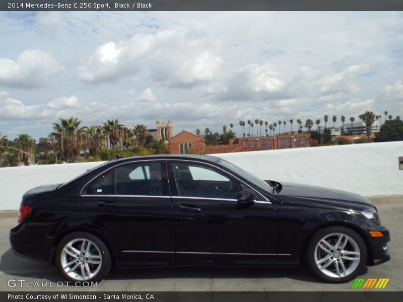Black / Black 2014 Mercedes-Benz C 250 Sport