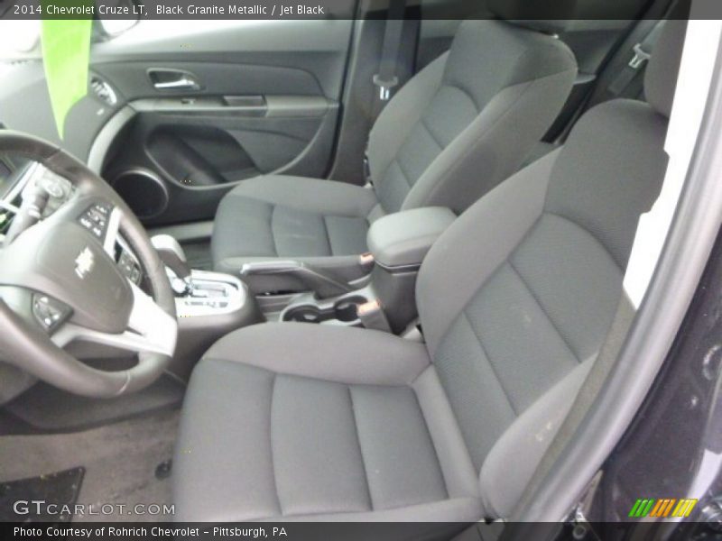 Black Granite Metallic / Jet Black 2014 Chevrolet Cruze LT