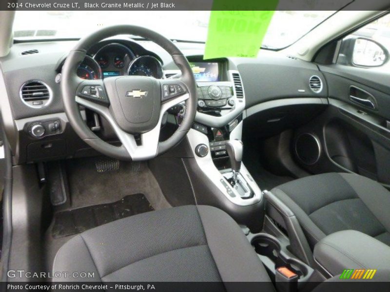 Black Granite Metallic / Jet Black 2014 Chevrolet Cruze LT