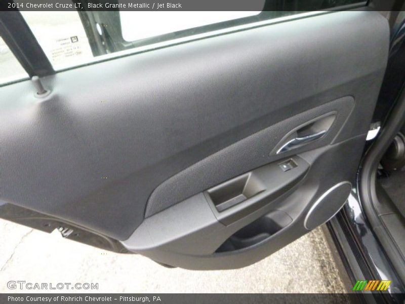 Black Granite Metallic / Jet Black 2014 Chevrolet Cruze LT