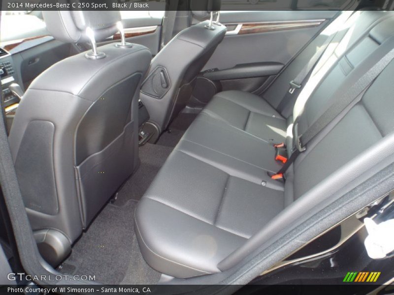 Black / Black 2014 Mercedes-Benz C 250 Sport