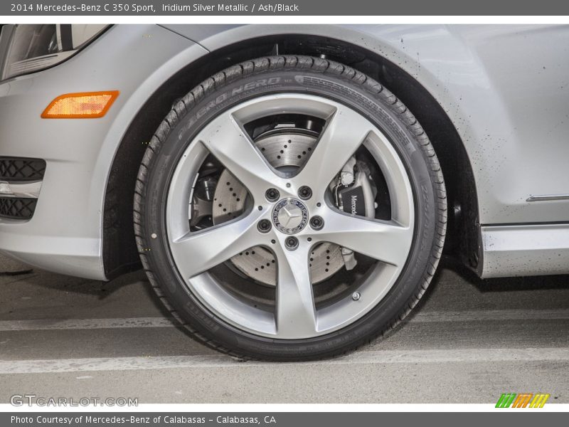 Iridium Silver Metallic / Ash/Black 2014 Mercedes-Benz C 350 Sport