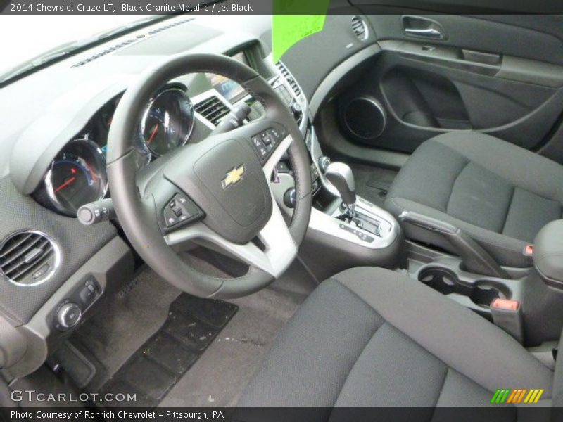 Black Granite Metallic / Jet Black 2014 Chevrolet Cruze LT