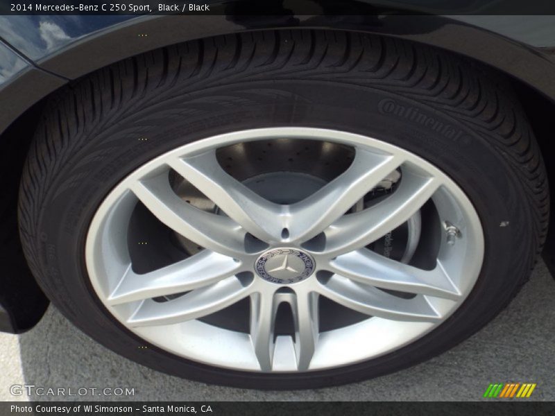 Black / Black 2014 Mercedes-Benz C 250 Sport
