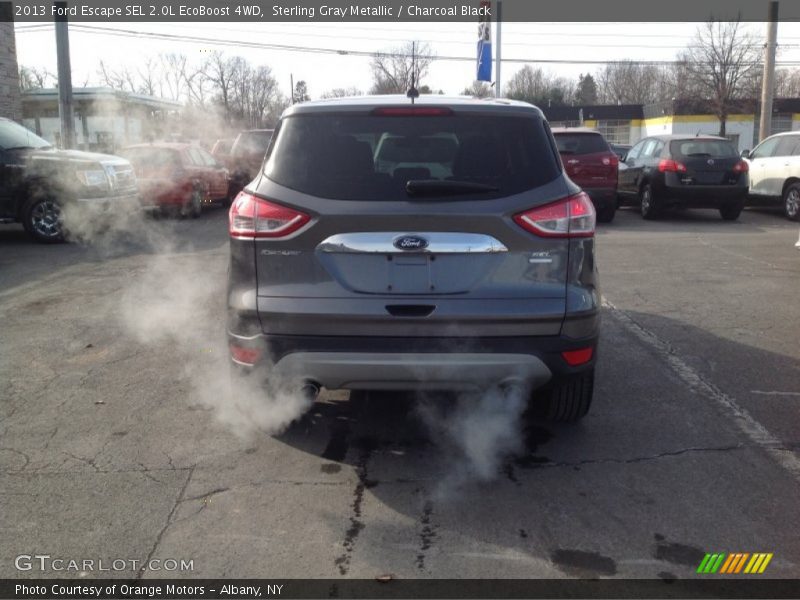 Sterling Gray Metallic / Charcoal Black 2013 Ford Escape SEL 2.0L EcoBoost 4WD