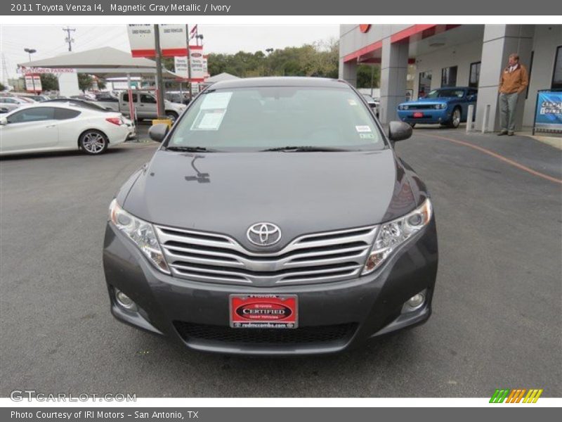 Magnetic Gray Metallic / Ivory 2011 Toyota Venza I4
