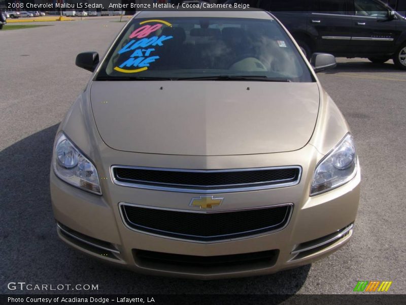 Amber Bronze Metallic / Cocoa/Cashmere Beige 2008 Chevrolet Malibu LS Sedan