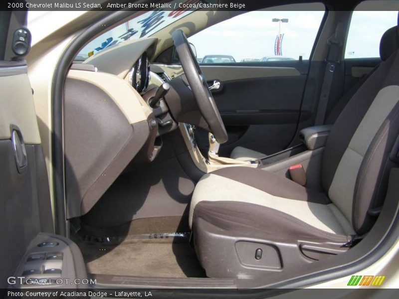 Amber Bronze Metallic / Cocoa/Cashmere Beige 2008 Chevrolet Malibu LS Sedan